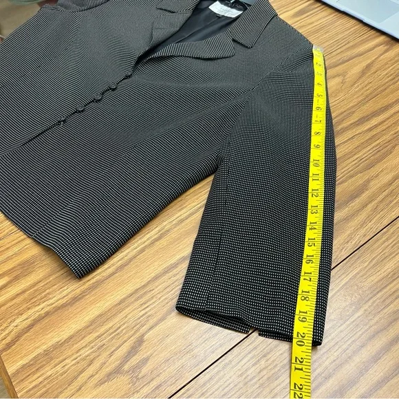 Tahari Dotted Career Blazer - Picture 7 of 10